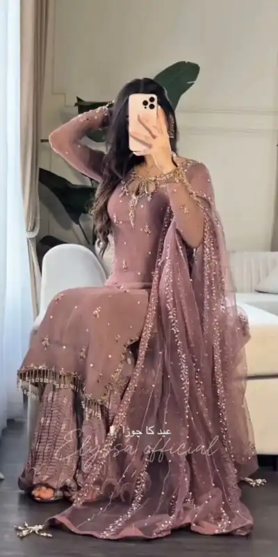 SRK 5264 Onion Georgette With Heavy Embroidery Sequence Work Salwar Suit Wedding, Party, Festive, Events, 4-6 Working Days Only 2049 | Jump Suits, Tops & Bottoms, Track Suits, Trendy Wear, Casual Suits, Creative suits, Designer Suits, Palazzo Suits, Party Wear Suits, Patiala Suits, Salwar suit, Straight Suits