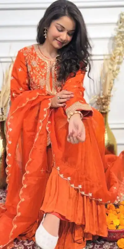 VLM 259 Orange Chinon Silk with Lace Work & Embroidery Work Salwar Suit . Special Price ₹1749. Delivery 4-6 Working Days. Shop now. | Designer Suits, Jump Suits, Casual Suits, Creative suits, Palazzo Suits, Party Wear Suits, Patiala Suits, Salwar suit, Straight Suits