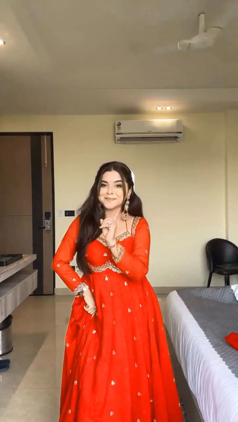 RTC 5924 Orange Georgette Thread With Sequence Gown Perfect for Wedding, Party, Reception, Holi, Eid . Available at ₹1999 only. Delivery 4-6 Working Days. | Bollywood Gowns, Creative Gowns, Designer Gowns, Embroidered Gowns, Gowns, Party Wear Gowns