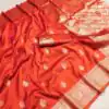 MB 3284 Orange Soft Banarasi Cotton Silk Saree Perfect for Wedding, Party, Eid, Traditional Day, Haldi –. Get it for ₹1899. Delivery 4-6 Working Days. | Bollywood Sarees, Creative Sarees, Designer Sarees, Embroidered Sarees, Ethnic Saree, Modern Digital sarees, Party Wear Sarees, Sarees