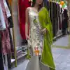 LG 1994 Parrot Green Color French Crape Embroidery Work Salwar Suit Casual, Wedding, Festive, Events . Expected Delivery  4-6 Working Days @1999/- only      | Designer Suits, Jump Suits, Casual Suits, Creative suits, Palazzo Suits, Party Wear Suits, Patiala Suits, Salwar suit, Straight Suits