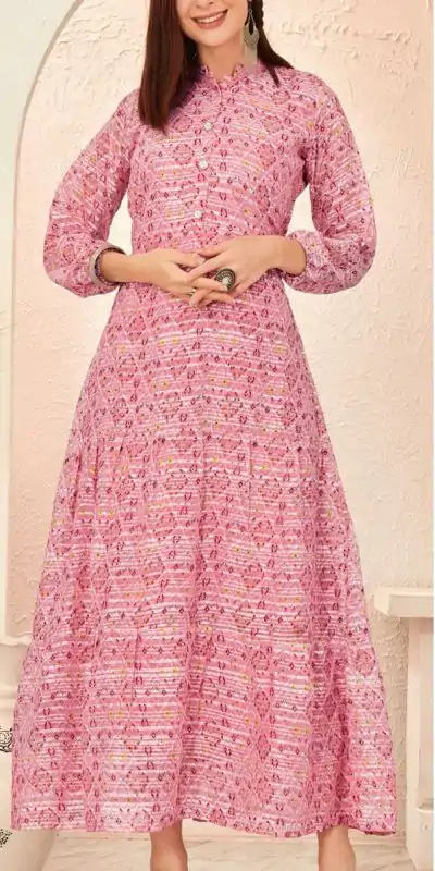 INLI BLOSSOM 2.0 Peach Georgette print Gown Perfect for Wedding, Party, Ganesh Chaturthi, Bridal Wear, Durga Puja – . Get it for ₹1499. Delivery 4-6 Days | Bollywood Gowns, Creative Gowns, Designer Gowns, Embroidered Gowns, Gowns, Party Wear Gowns