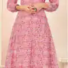 INLI BLOSSOM 2.0 Peach Georgette print Gown Perfect for Wedding, Party, Ganesh Chaturthi, Bridal Wear, Durga Puja – . Get it for ₹1499. Delivery 4-6 Days | Bollywood Gowns, Creative Gowns, Designer Gowns, Embroidered Gowns, Gowns, Party Wear Gowns