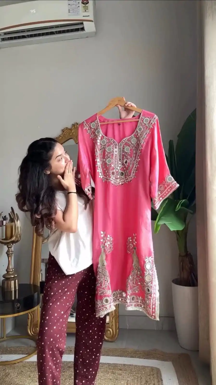 RTC 5919 Peach Roman Silk With Mirror Work Salwar Suit Wedding, Party, Festive, Events, Navratri Garba, Introductory Price ₹2099. Delivery 4-6 Working Days. | Jump Suits, Tops & Bottoms, Track Suits, Trendy Wear, Casual Suits, Creative suits, Designer Suits, Palazzo Suits, Party Wear Suits, Patiala Suits, Salwar suit, Straight Suits