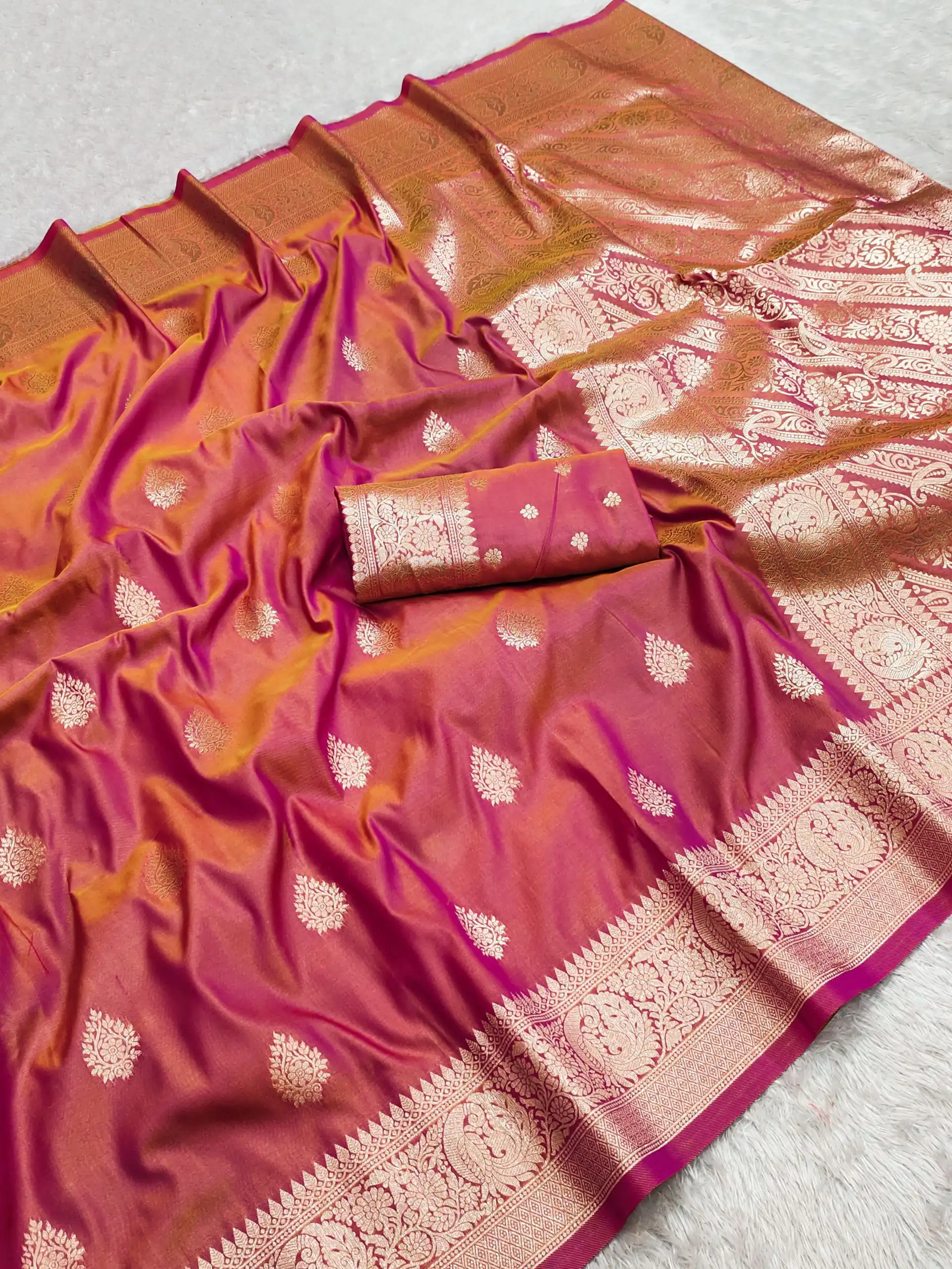 MB 3284 Peach Soft Banarasi Cotton Silk Saree Perfect for Wedding, Party, Eid, Traditional Day, Haldi –. Get it for ₹1899. Delivery 4-6 Working Days. | Bollywood Sarees, Creative Sarees, Designer Sarees, Embroidered Sarees, Ethnic Saree, Modern Digital sarees, Party Wear Sarees, Sarees