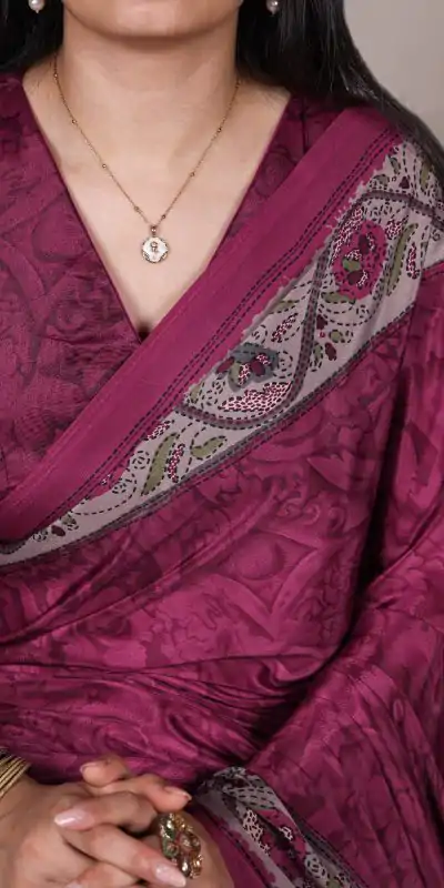 YNF 7056 Pink Crepe Printed with Designer Saree Work. Wedding, Party, Festive, Events, Get it for ₹1499. Delivery 4-6 Working Days. Shop now. | Bollywood Sarees, Creative Sarees, Designer Sarees, Embroidered Sarees, Ethnic Saree, Modern Digital sarees, Party Wear Sarees, Sarees