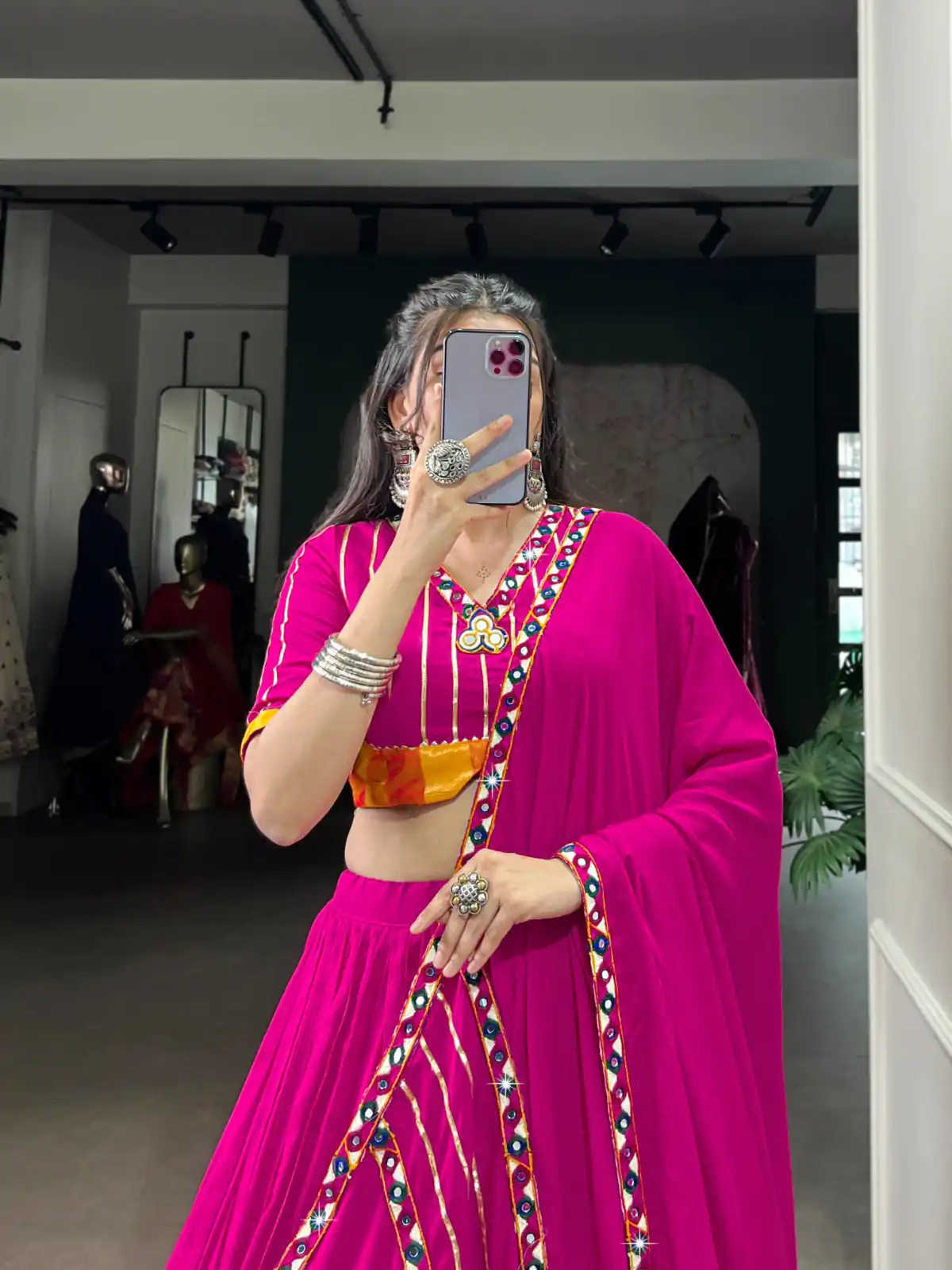 LNB 1659 Pink Color Pure Rayon With Mirror Work & Gamthi Work. Lehenga Choli Price ₹4199.Introductory Delivery 4-6 Working Days. Shop now. | Bollywood Lehenga, Creative Lehenga, Designer Lehenga, Embroidered Lehenga, Lehenga, Party Wear Lehenga