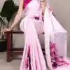 YNF 7004 Pink Color Satin Silk Floral Printed Designer Work Saree . Grab it for ₹1549. Delivery 4-6 Working Days. Shop now. | Bollywood Sarees, Creative Sarees, Designer Sarees, Embroidered Sarees, Ethnic Saree, Modern Digital sarees, Party Wear Sarees, Sarees