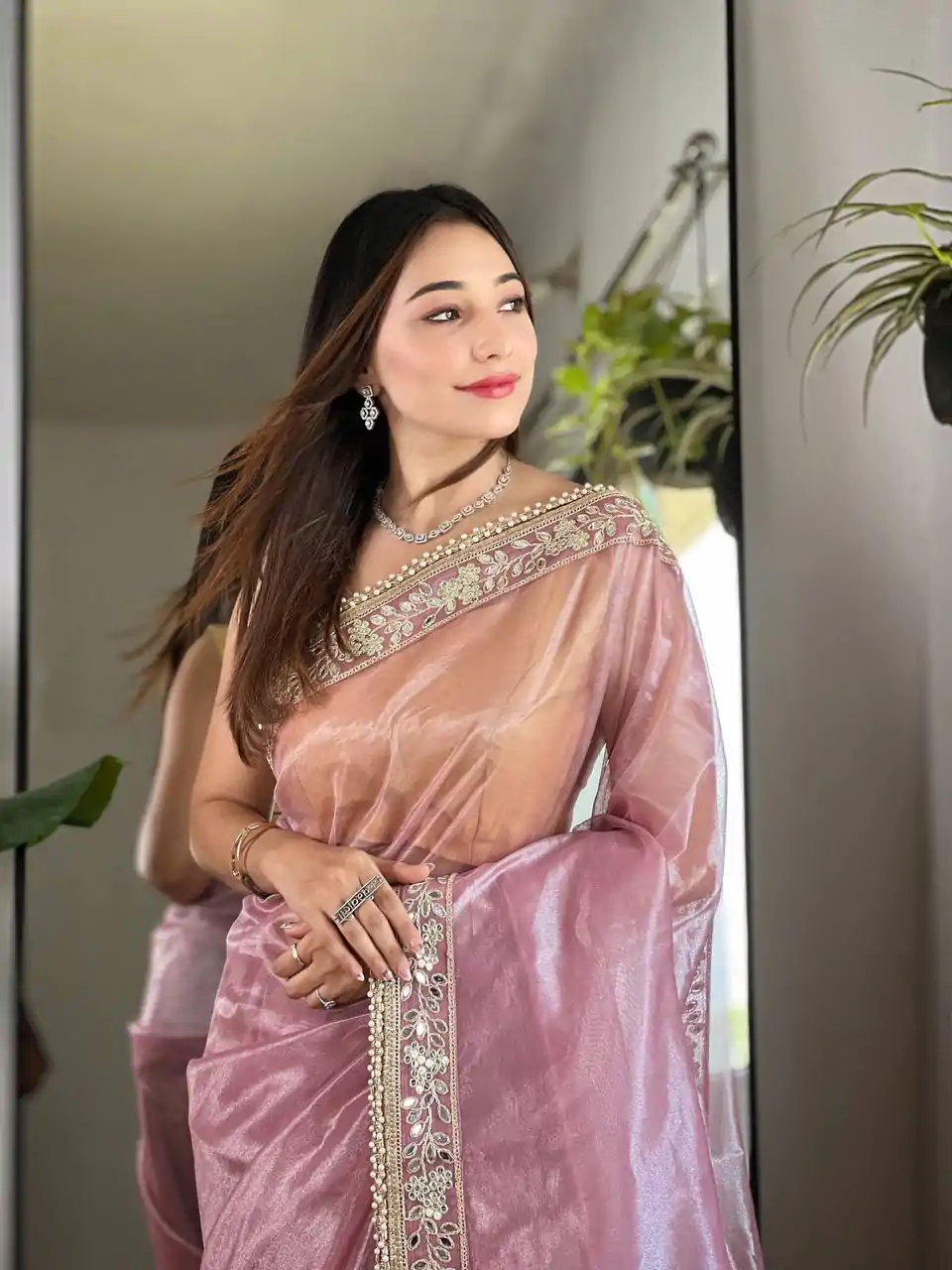 SC 239 Pink Georgette With Lace Work & Lace Border Saree . Wedding, Party, Festive, Events, Exclusive Offer ₹1599. Delivery 4-6 Working Days. Shop now. | Bollywood Sarees, Creative Sarees, Designer Sarees, Embroidered Sarees, Ethnic Saree, Modern Digital sarees, Party Wear Sarees, Sarees