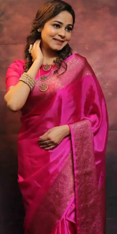 KP 6009 Pink Color Soft Lichi Silk With Lace Border & Lace Work. Now Saree at just ₹1349. Delivery 4-6 Working Days. Shop now. | Bollywood Sarees, Creative Sarees, Designer Sarees, Embroidered Sarees, Ethnic Saree, Modern Digital sarees, Party Wear Sarees, Sarees