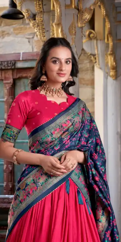 LNB 1245 Pink Tasar Silk With Gotta Patti Work & Lace Work Lehenga Choli Best Price ₹2449. Delivery 4-6 Working Days. Shop now. | Bollywood Lehenga, Creative Lehenga, Designer Lehenga, Embroidered Lehenga, Lehenga, Party Wear Lehenga