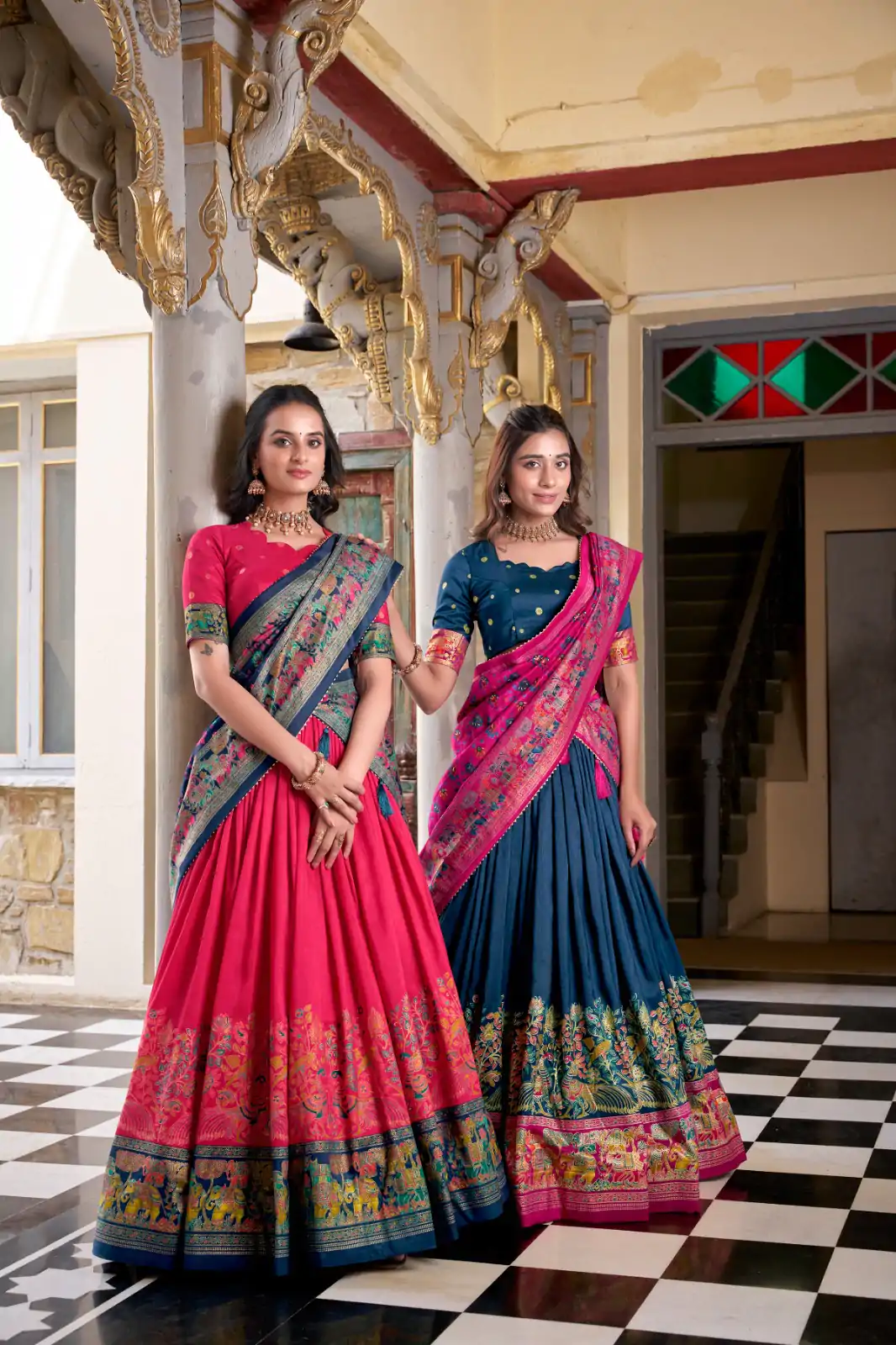 LNB 1245 Pink Tasar Silk With Gotta Patti Work & Lace Work Lehenga Choli Best Price ₹2449. Delivery 4-6 Working Days. Shop now. | Bollywood Lehenga, Creative Lehenga, Designer Lehenga, Embroidered Lehenga, Lehenga, Party Wear Lehenga