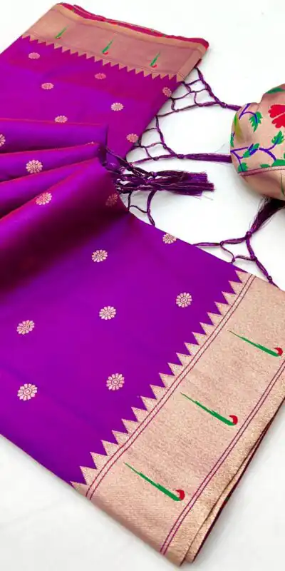 MB 150 Purple A Pethani silk Saree Perfect for Wedding, Party, Baisakhi, Reception, Traditional Day – . Affordable Price ₹2549. Delivery 4-6 Working | Bollywood Sarees, Creative Sarees, Designer Sarees, Embroidered Sarees, Ethnic Saree, Modern Digital sarees, Party Wear Sarees, Sarees