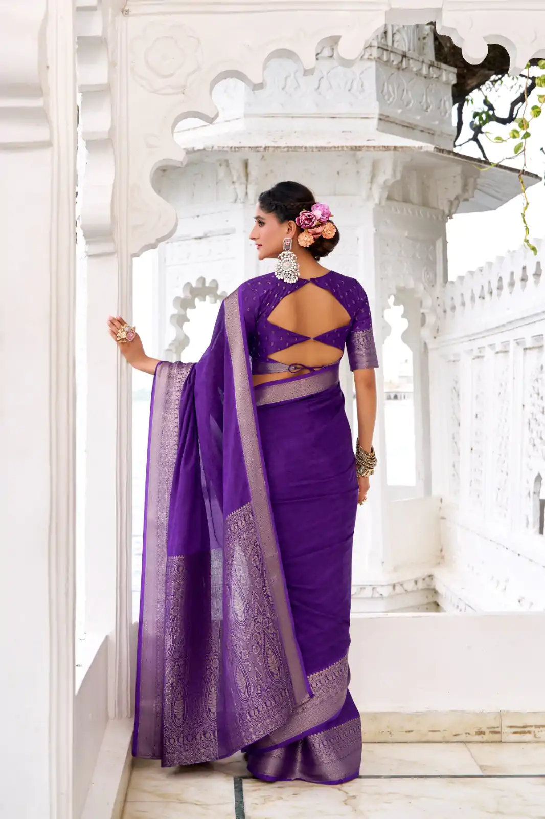 YNF 7902 Purple Color Chinon Printed With Zari Weaving Work Saree With Zari Work. Best Price ₹1549. Delivery 4-6 Working Days. Shop now. | Bollywood Sarees, Creative Sarees, Designer Sarees, Embroidered Sarees, Ethnic Saree, Modern Digital sarees, Party Wear Sarees, Sarees