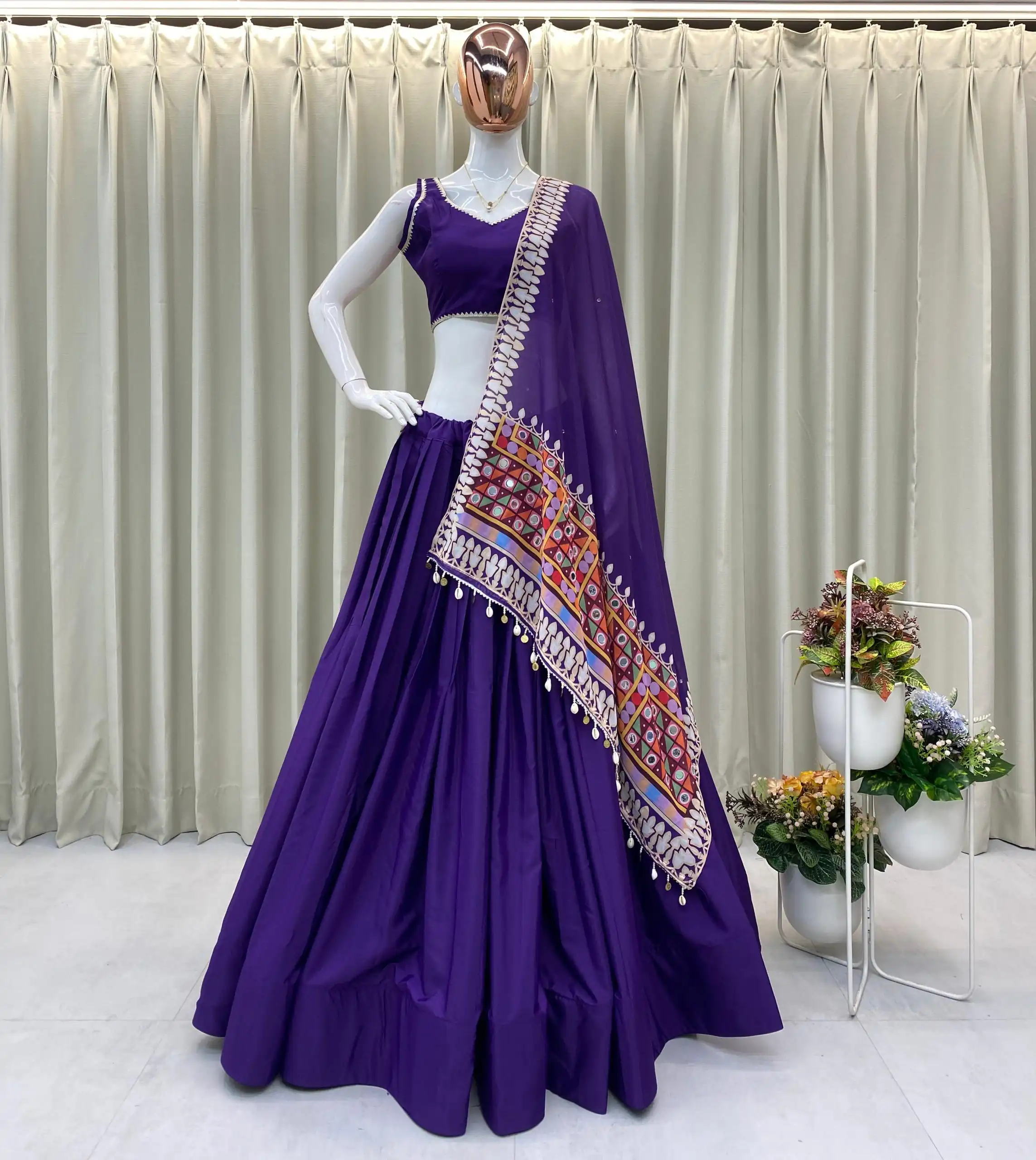 BE 393 Purple Crape Silk Lehenga Choli Perfect for Wedding, Party, Engagement, Anniversary, Traditional Day Get it for ₹1999. Delivery 4-6 Working | Bollywood Lehenga, Creative Lehenga, Designer Lehenga, Embroidered Lehenga, Lehenga, Party Wear Lehenga
