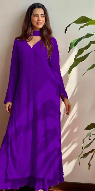BE 170 Purple Color Georgette Thread Embroidery Salwar Suit Wedding, Party, Festive events, etc.  Expected Delivery  4-6 Working Days @1999/- | Casual Suits, Creative suits, Designer Suits, Palazzo Suits, Party Wear Suits, Patiala Suits, Salwar suit, Straight Suits