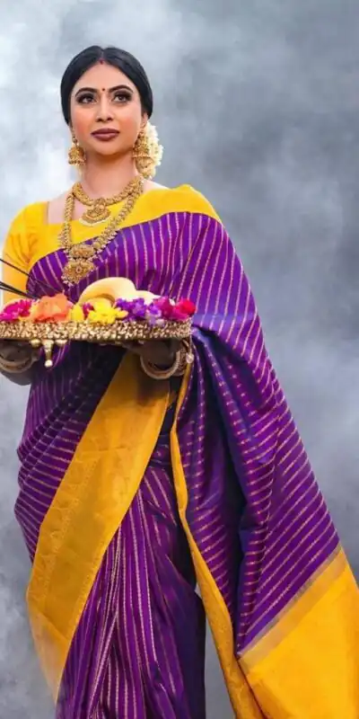 KP 5006 Purple Soft Lichi Silk Saree Perfect for Wedding, Party, Raksha Bandhan, Durga Puja, Ganesh Chaturthi . Introductory Price ₹1499. Delivery | Bollywood Sarees, Creative Sarees, Designer Sarees, Embroidered Sarees, Ethnic Saree, Modern Digital sarees, Party Wear Sarees, Sarees