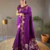 KP 6003 Purple Soft Lichi Silk Cloth Lace Work & Lace Border Saree in Best Price ₹1399. Delivery 4-6 Working Days. Shop now. | Bollywood Sarees, Creative Sarees, Designer Sarees, Embroidered Sarees, Ethnic Saree, Modern Digital sarees, Party Wear Sarees, Sarees