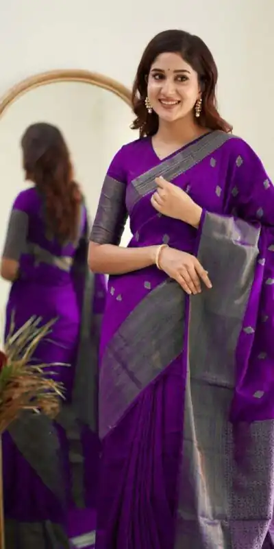 KP 5088 Purple Soft Lichi Silk Cloth Saree With Lace Border & Lace Work. Best Price ₹1349. Delivery 4-6 Working Days. Shop now. | Bollywood Sarees, Creative Sarees, Designer Sarees, Embroidered Sarees, Ethnic Saree, Modern Digital sarees, Party Wear Sarees, Sarees
