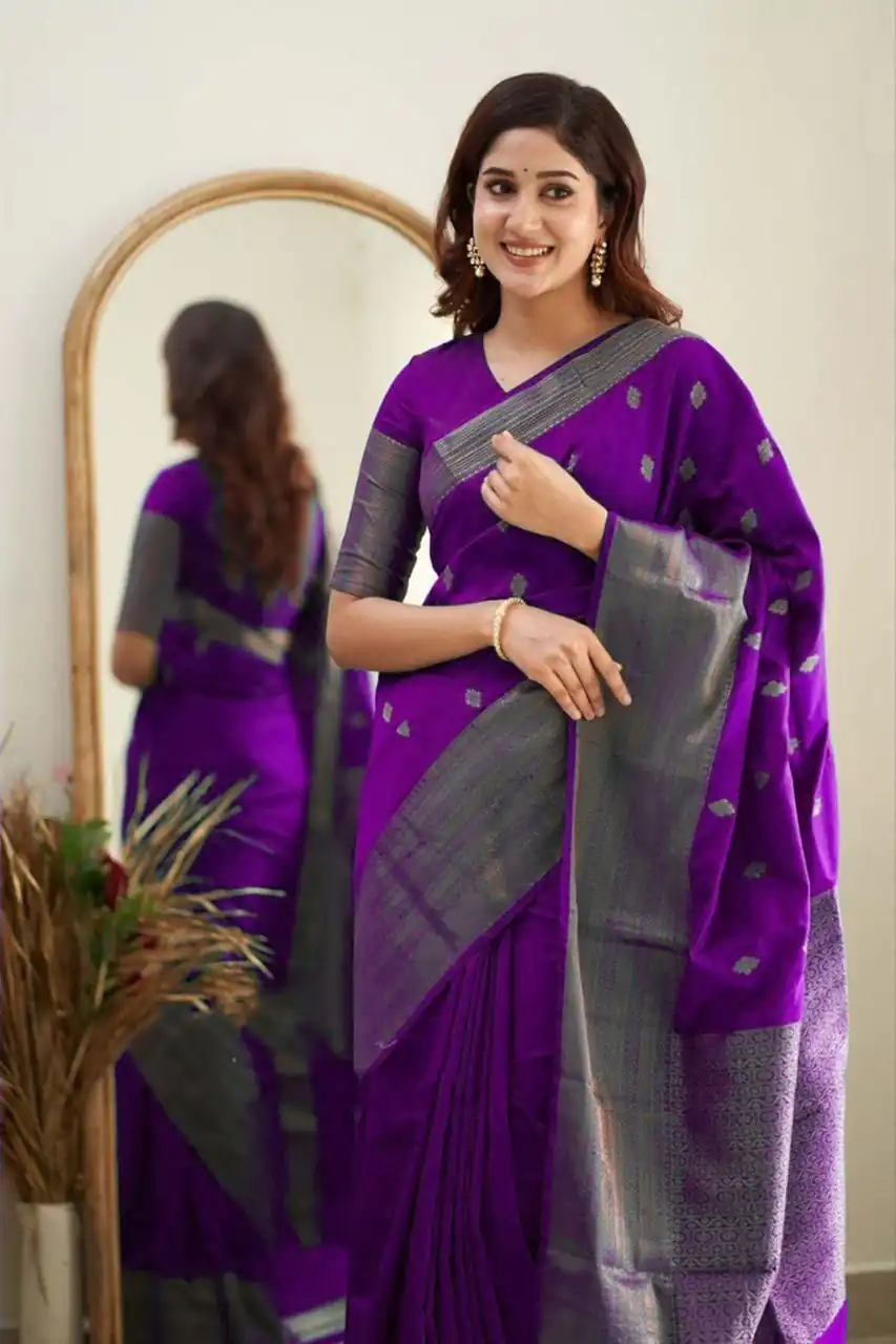KP 5088 Purple Soft Lichi Silk Cloth Saree With Lace Border & Lace Work. Best Price ₹1349. Delivery 4-6 Working Days. Shop now. | Bollywood Sarees, Creative Sarees, Designer Sarees, Embroidered Sarees, Ethnic Saree, Modern Digital sarees, Party Wear Sarees, Sarees