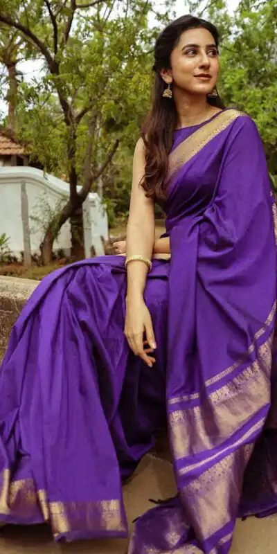 KP 6031 Purple Soft Lichi Silk Cloth Saree with Designer Work. Affordable Price ₹1349. Delivery 4-6 Working Days. Shop now. | Bollywood Sarees, Creative Sarees, Designer Sarees, Embroidered Sarees, Ethnic Saree, Modern Digital sarees, Party Wear Sarees, Sarees