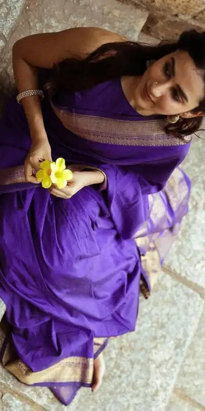 KP 6031 Purple Soft Lichi Silk Cloth Saree with Designer Work. Affordable Price ₹1349. Delivery 4-6 Working Days. Shop now. | Bollywood Sarees, Creative Sarees, Designer Sarees, Embroidered Sarees, Ethnic Saree, Modern Digital sarees, Party Wear Sarees, Sarees