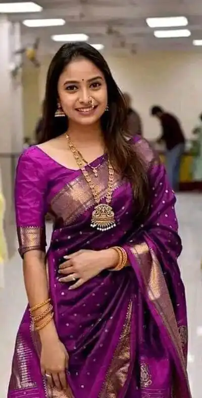 KP 3087 Purple Color Soft Lichi Silk With Lace Work & Lace Border Saree Grab it for ₹1299. Delivery 4-6 Working Days. Shop now. | Bollywood Sarees, Creative Sarees, Designer Sarees, Embroidered Sarees, Ethnic Saree, Modern Digital sarees, Party Wear Sarees, Sarees