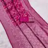 MB 96 Rani Pink Color Khaddi Pashmina with Zari Work & Lace Work Saree . Now at just ₹1999. Delivery 4-6 Working Days. Shop now. | Bollywood Sarees, Creative Sarees, Designer Sarees, Embroidered Sarees, Ethnic Saree, Modern Digital sarees, Party Wear Sarees, Sarees