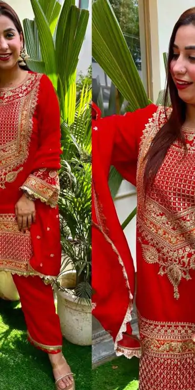 SR 1685 Red Color Heavy Faux Georgette With Embroidery Sequence Salwar Suit . Grab it for ₹2099. Delivery 4-6 Working Days. | Jump Suits, Tops & Bottoms, Track Suits, Trendy Wear, Casual Suits, Creative suits, Designer Suits, Palazzo Suits, Party Wear Suits, Patiala Suits, Salwar suit, Straight Suits