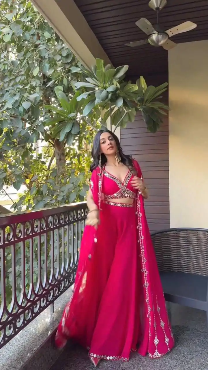 LG 1911 Red in Georgette Embroidery Work & Mirror Work Salwar Suit . Exclusive Offer ₹2399. Delivery 4-6 Working Days. Shop now. | Designer Suits, Jump Suits, Casual Suits, Creative suits, Palazzo Suits, Party Wear Suits, Patiala Suits, Salwar suit, Straight Suits