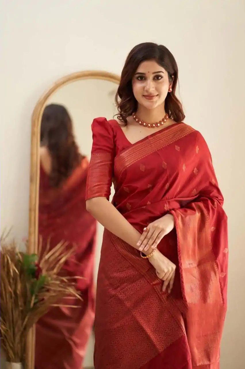 KP 5088 Red Soft Lichi Silk Cloth Saree With Lace Border & Lace Work. Best Price ₹1349. Delivery 4-6 Working Days. Shop now. | Bollywood Sarees, Creative Sarees, Designer Sarees, Embroidered Sarees, Ethnic Saree, Modern Digital sarees, Party Wear Sarees, Sarees
