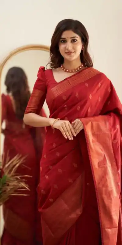KP 5088 Red Soft Lichi Silk Cloth Saree With Lace Border & Lace Work. Best Price ₹1349. Delivery 4-6 Working Days. Shop now. | Bollywood Sarees, Creative Sarees, Designer Sarees, Embroidered Sarees, Ethnic Saree, Modern Digital sarees, Party Wear Sarees, Sarees