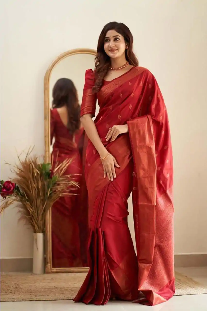 KP 5088 Red Soft Lichi Silk Cloth Saree With Lace Border & Lace Work. Best Price ₹1349. Delivery 4-6 Working Days. Shop now. | Bollywood Sarees, Creative Sarees, Designer Sarees, Embroidered Sarees, Ethnic Saree, Modern Digital sarees, Party Wear Sarees, Sarees