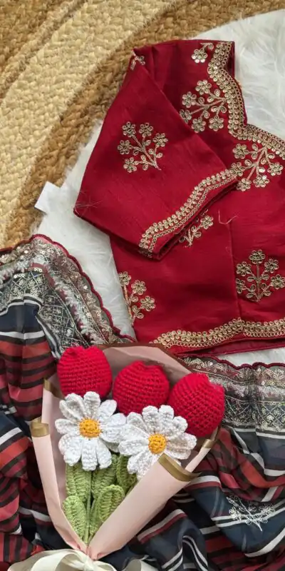 AC MIRA Red in Color Soft Organza Embroidery Work & Lace Work Saree . Get it for ₹2449. Delivery 4-6 Working Days. Shop now. | Bollywood Sarees, Creative Sarees, Designer Sarees, Embroidered Sarees, Ethnic Saree, Modern Digital sarees, Party Wear Sarees, Sarees