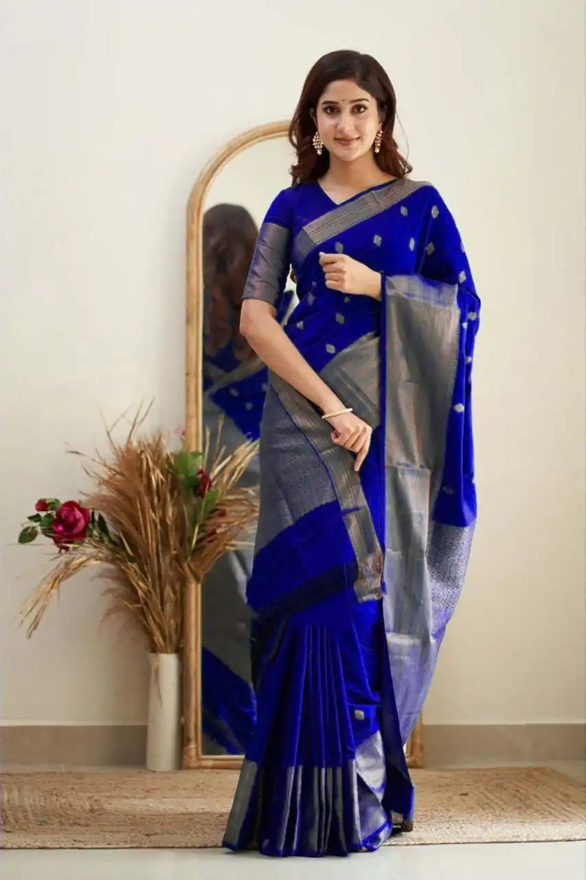 KP 5088 Royal Blue Soft Lichi Silk Cloth Saree With Lace Border & Lace Work. Best Price ₹1349. Delivery 4-6 Working Days. Shop now. | Bollywood Sarees, Creative Sarees, Designer Sarees, Embroidered Sarees, Ethnic Saree, Modern Digital sarees, Party Wear Sarees, Sarees
