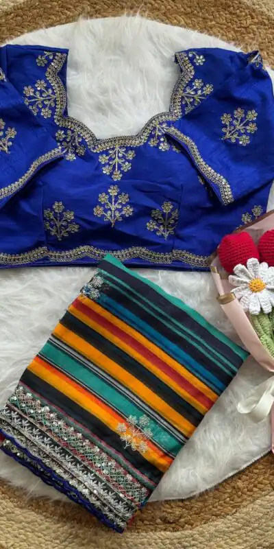 AC MIRA Royal Blue in Color Soft Organza Embroidery Work & Lace Work Saree . Get it for ₹2449. Delivery 4-6 Working Days. Shop now. | Bollywood Sarees, Creative Sarees, Designer Sarees, Embroidered Sarees, Ethnic Saree, Modern Digital sarees, Party Wear Sarees, Sarees