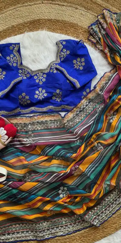 AC MIRA Royal Blue in Color Soft Organza Embroidery Work & Lace Work Saree . Get it for ₹2449. Delivery 4-6 Working Days. Shop now. | Bollywood Sarees, Creative Sarees, Designer Sarees, Embroidered Sarees, Ethnic Saree, Modern Digital sarees, Party Wear Sarees, Sarees