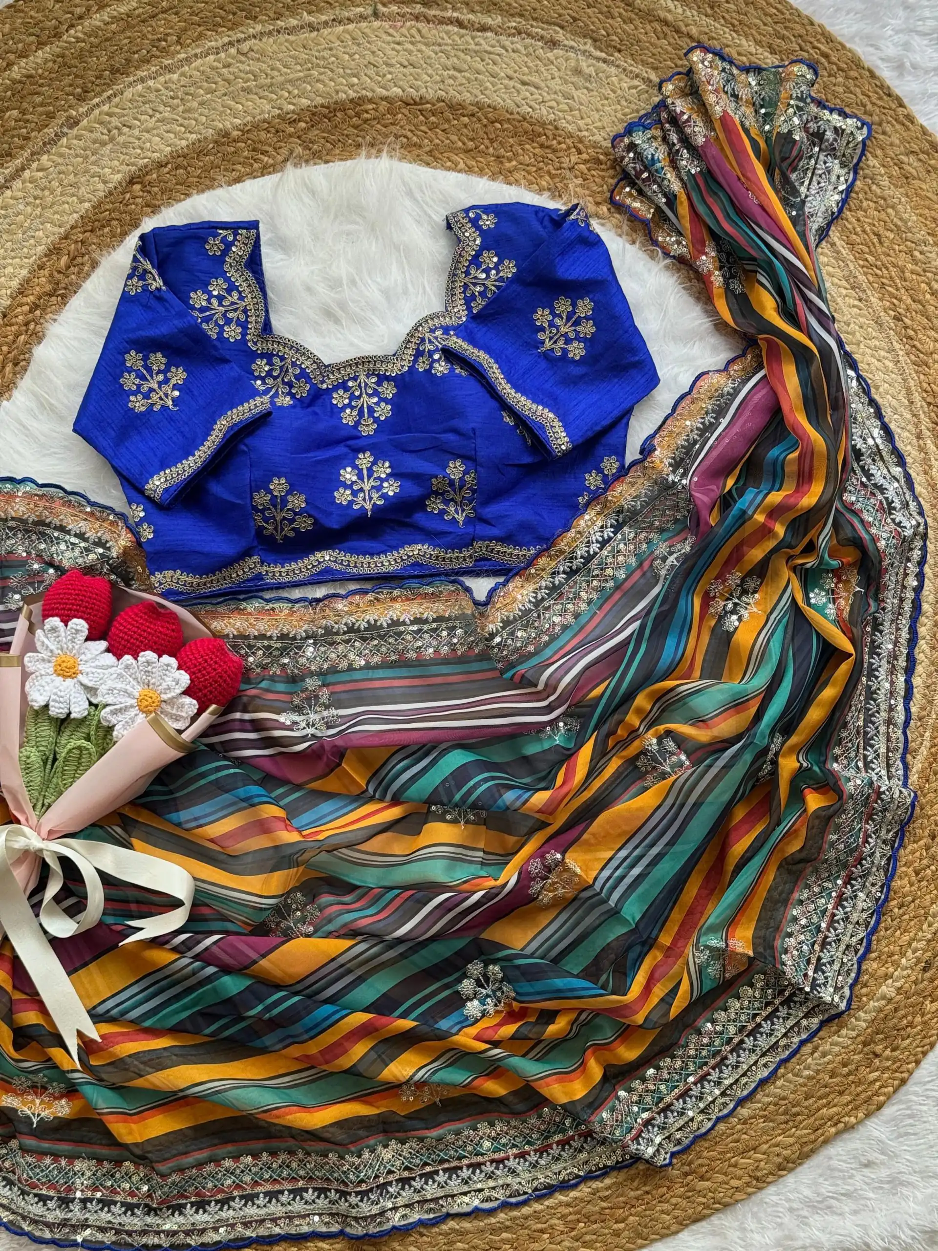 AC MIRA Royal Blue in Color Soft Organza Embroidery Work & Lace Work Saree . Get it for ₹2449. Delivery 4-6 Working Days. Shop now. | Bollywood Sarees, Creative Sarees, Designer Sarees, Embroidered Sarees, Ethnic Saree, Modern Digital sarees, Party Wear Sarees, Sarees