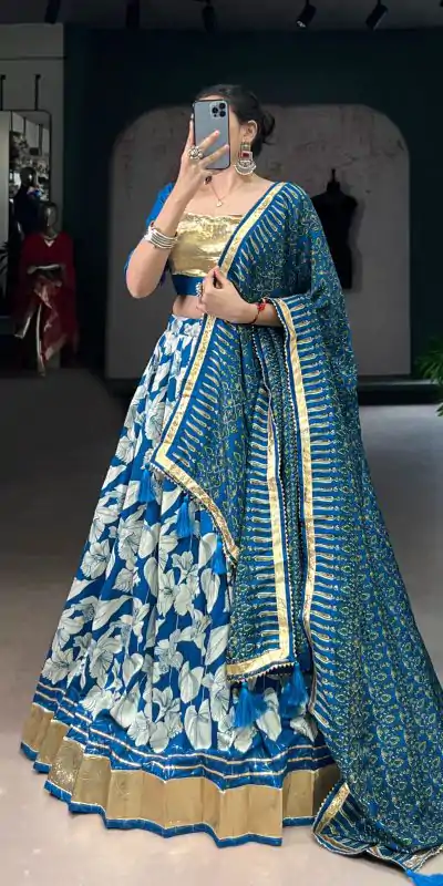 LNB 1725 Royal Blue Tasar Silk With Lace Work Lehenga Choli . Wedding, Party, Festive, Events, Affordable Price ₹2999. Delivery 4-6 Working Days. Shop now. | Embroidered Lehenga, Bollywood Lehenga, Creative Lehenga, Designer Lehenga, Lehenga, Party Wear Lehenga