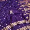 MB 171 Royal Purple Banarasi Silk Saree Perfect for Wedding, Party, Holi, Pongal, Pooja –. Festive Deal ₹1849. Delivery 4-6 Working Days. Shop now. | Bollywood Sarees, Creative Sarees, Designer Sarees, Embroidered Sarees, Ethnic Saree, Modern Digital sarees, Party Wear Sarees, Sarees