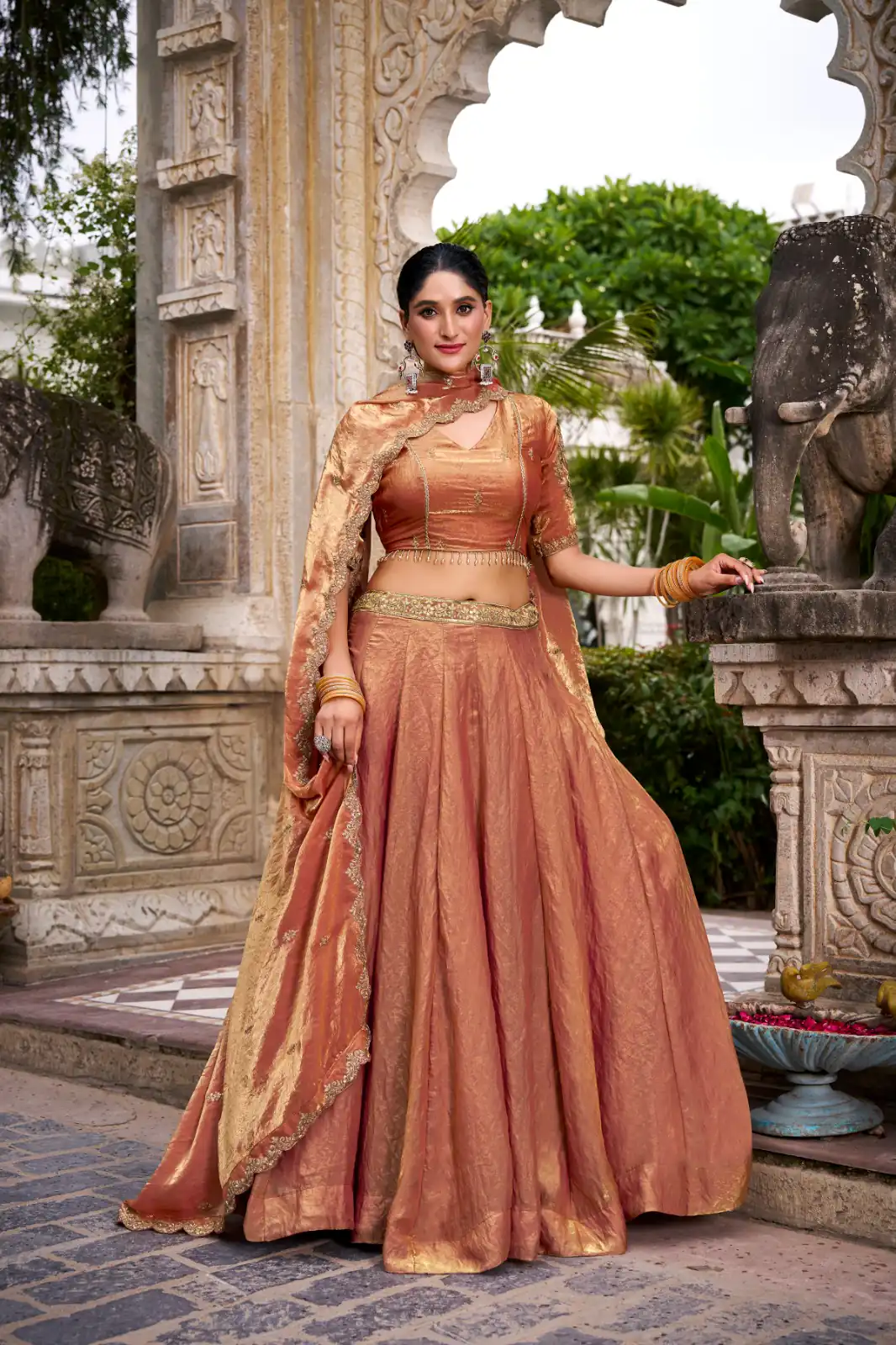 LNB 1440 Rust Fendi Sequins Work & Embroidery Work Lehenga Choli in . Introductory Price ₹2999. Delivery 4-6 Working Days. Shop now. | Bollywood Lehenga, Creative Lehenga, Designer Lehenga, Embroidered Lehenga, Lehenga, Party Wear Lehenga