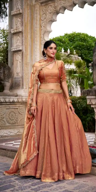 LNB 1440 Rust Fendi Sequins Work & Embroidery Work Lehenga Choli in . Introductory Price ₹2999. Delivery 4-6 Working Days. Shop now. | Bollywood Lehenga, Creative Lehenga, Designer Lehenga, Embroidered Lehenga, Lehenga, Party Wear Lehenga