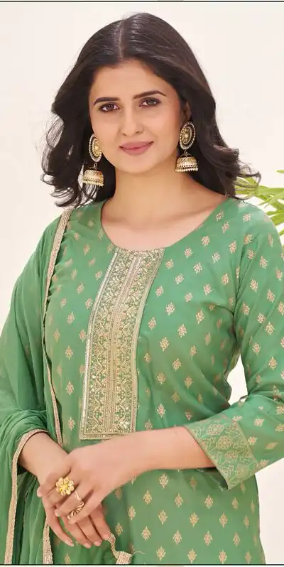 INLI Muskaan Sea Green in Rayon Lace Work & Embroidery Work Salwar Suit. Festive Deal ₹1949. Delivery 4-6 Working Days. Shop now. | Designer Suits, Jump Suits, Casual Suits, Creative suits, Palazzo Suits, Party Wear Suits, Patiala Suits, Salwar suit, Straight Suits