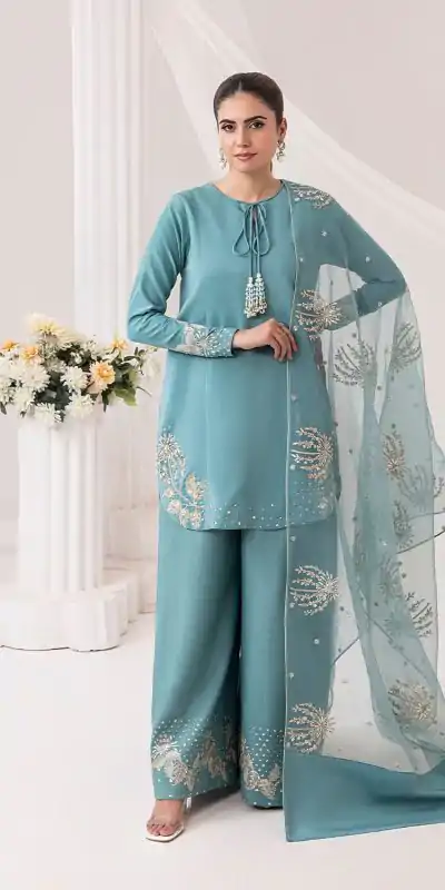 ZSR 3122 Sky Blue Pure Natural Crep Silk Salwar Suit Perfect for Wedding, Party, Pongal, Onam, Reception – . Available at ₹1849 only. Delivery 4-6 Work | Designer Suits, Jump Suits, Casual Suits, Creative suits, Palazzo Suits, Party Wear Suits, Patiala Suits, Salwar suit, Straight Suits