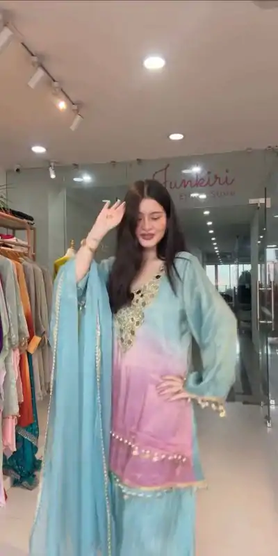 LG 2008 Sky Blue Printed Crape Silk with Mirror Work & Embroidery Work Salwar Suit . Affordable Price ₹1949. Delivery 4-6 Working Days. Shop now. | Designer Suits, Jump Suits, Tops & Bottoms, Track Suits, Trendy Wear, Casual Suits, Creative suits, Palazzo Suits, Party Wear Suits, Patiala Suits, Salwar suit, Straight Suits