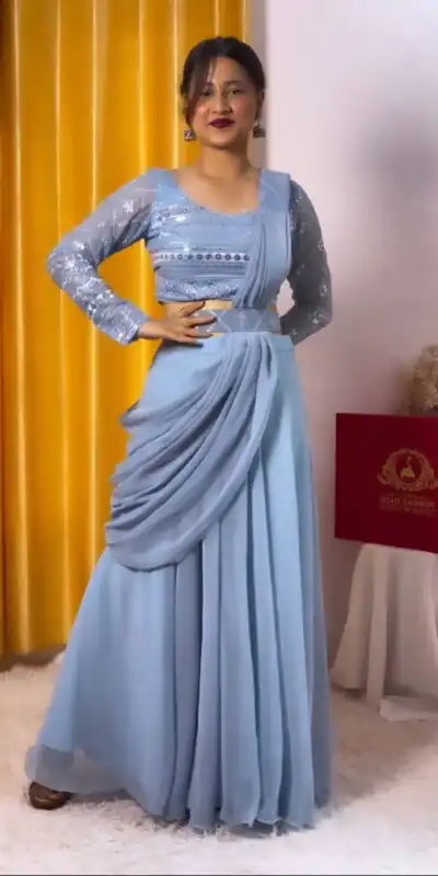 KF 1652 Teal Faux Georgette with Sequins Work Teal Salwar Suit & Embroidery Work. Available at ₹1899 only. Delivery 4-6 Working Days. Shop now. | Designer Suits, Jump Suits, Tops & Bottoms, Track Suits, Trendy Wear, Casual Suits, Creative suits, Palazzo Suits, Party Wear Suits, Patiala Suits, Salwar suit, Straight Suits