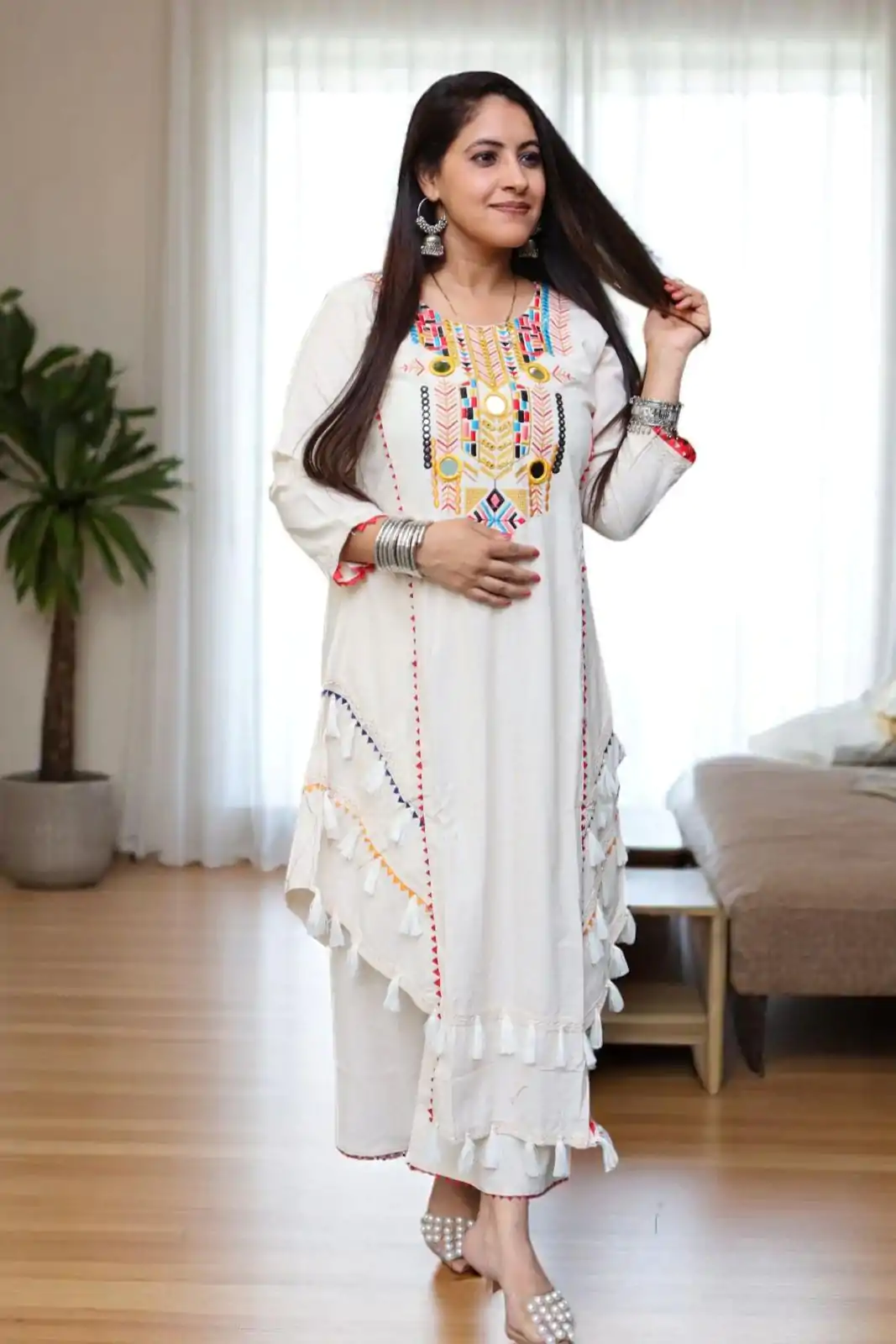 NSR 867 White Khadi Cottan with Mirror Work & Embroidery Work Salwar Suit . Get it for ₹1949. Delivery 4-6 Working Days. Shop now. | Designer Suits, Jump Suits, Tops & Bottoms, Track Suits, Trendy Wear, Casual Suits, Creative suits, Palazzo Suits, Party Wear Suits, Patiala Suits, Salwar suit, Straight Suits