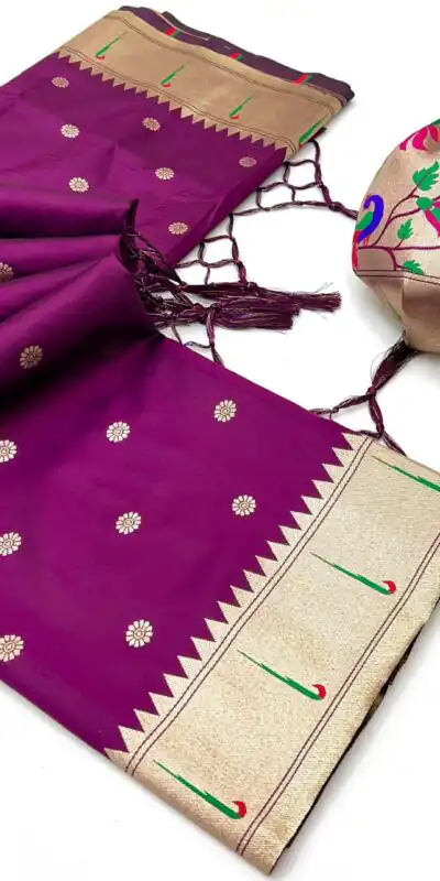 MB 150 Wine A Pethani silk Saree Perfect for Wedding, Party, Baisakhi, Reception, Traditional Day – . Affordable Price ₹2549. Delivery 4-6 Working | Bollywood Sarees, Creative Sarees, Designer Sarees, Embroidered Sarees, Ethnic Saree, Modern Digital sarees, Party Wear Sarees, Sarees