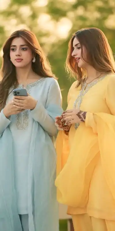 SRK 5252 Yellow Faux Georgette Embroidery Work & Bead Work Salwar Suit . Wedding, Party, Festive, Events, Now at just ₹1499 | Jump Suits, Casual Suits, Creative suits, Designer Suits, Palazzo Suits, Party Wear Suits, Patiala Suits, Salwar suit, Straight Suits