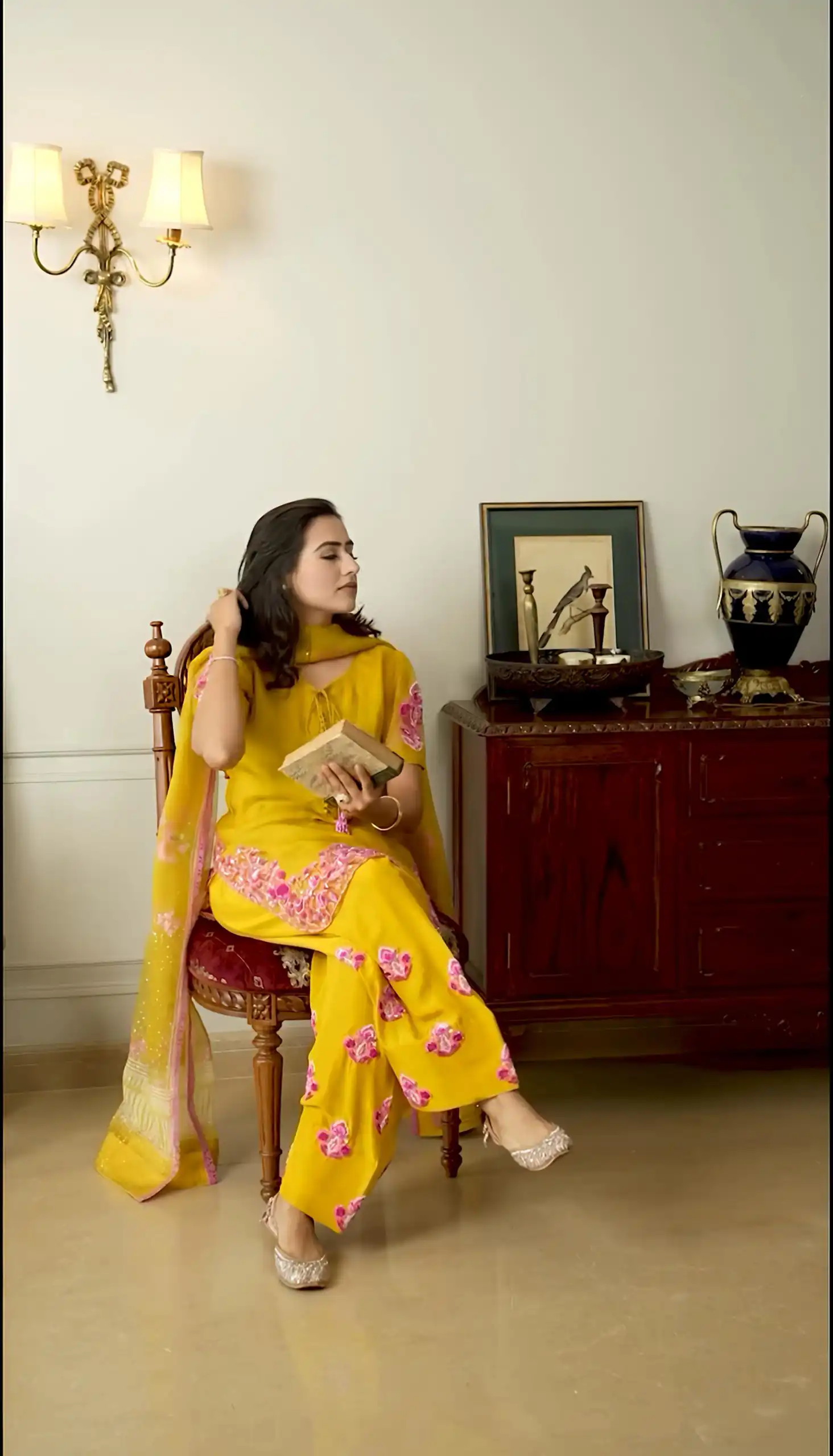 NSR 859 Yellow Natural Crep Silk with Embroidery Work & Lace Work Salwar Suit . Introductory Price ₹2049. Delivery 4-6 Working Days. Shop now. | Designer Suits, Jump Suits, Casual Suits, Creative suits, Palazzo Suits, Party Wear Suits, Patiala Suits, Salwar suit, Straight Suits